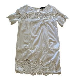 Sanctuary White Cotton Dress Size Medium
